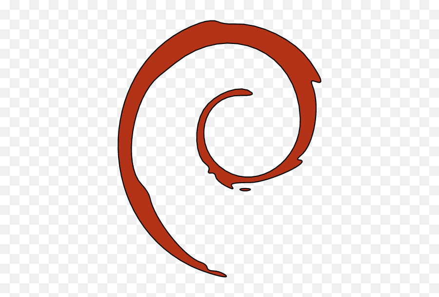 Debian Swirl - Debian Logo Vector Png,Swirl Transparent Background