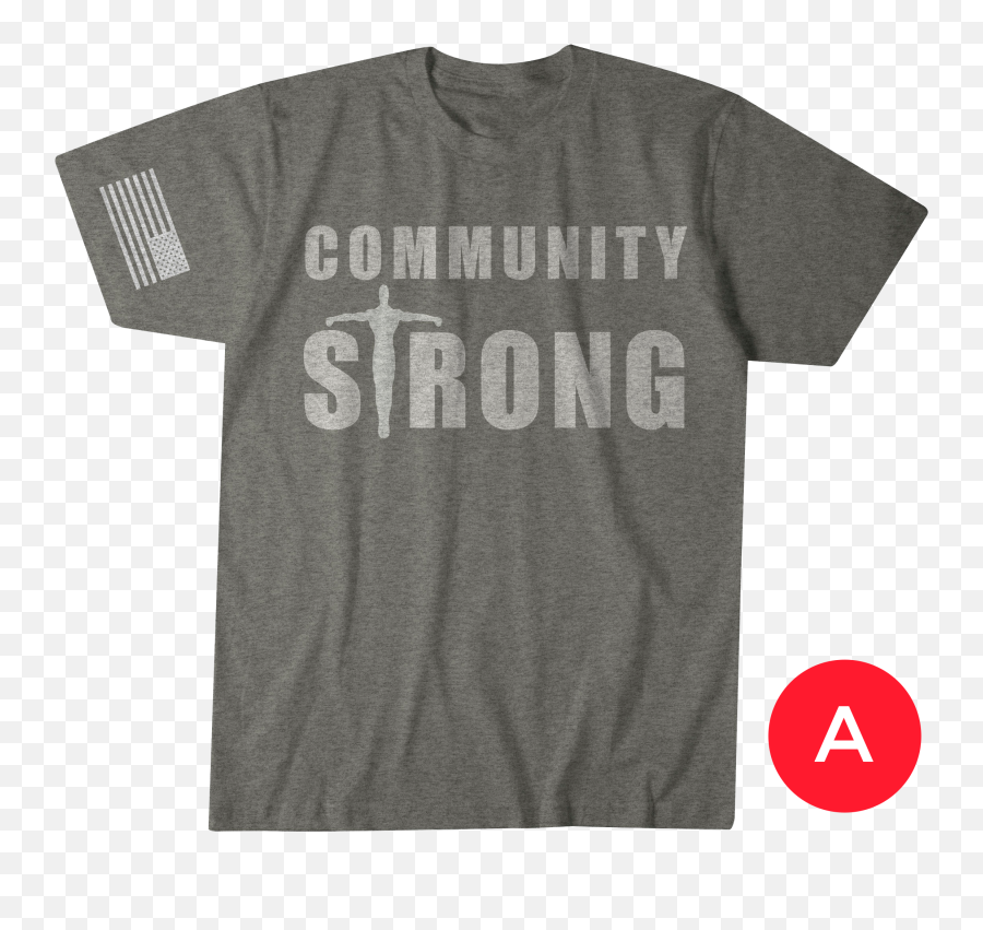 Community Strong T - Shirt Active Shirt Png,Iron Cross Png