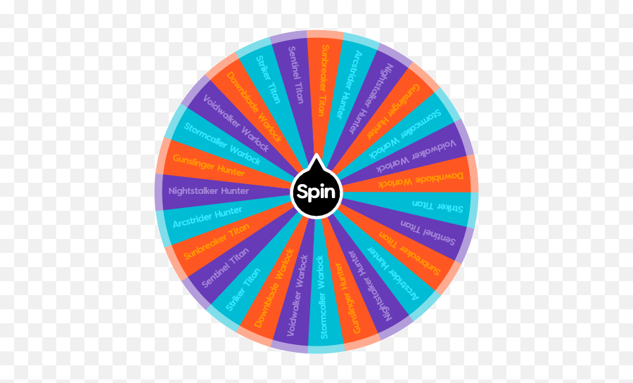 Class Subclass Picker For Destiny 2 Spin The Wheel App Png Hunter