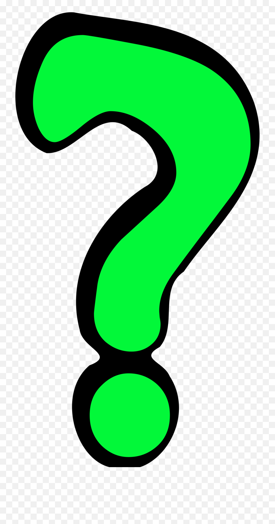 Question Mark Free Stock Photo A Green - Question Mark Images Clipart Png,Question Mark Emoji Png