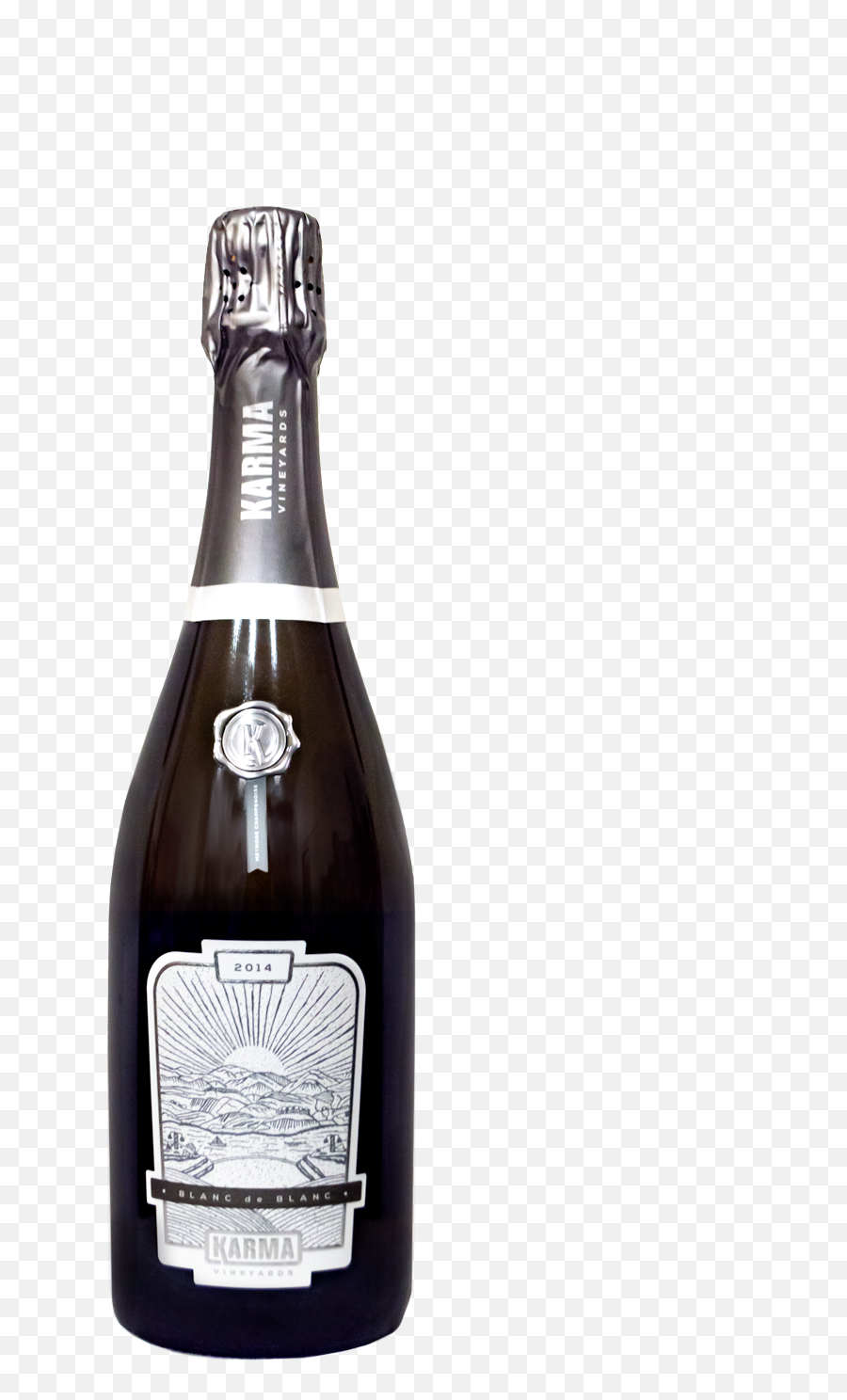 Our Wines U2013 Karma Vineyards - Glass Bottle Png,Champagne Splash Png