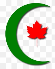 Red Maple Leaf Logo C Clipart - Canadian Muslims png