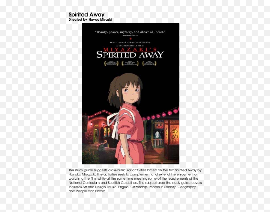 Pdf Spirited Away Zule Drv - Academiaedu Sen To Chihiro No Kamikakushi Png,Spirited Away Transparent