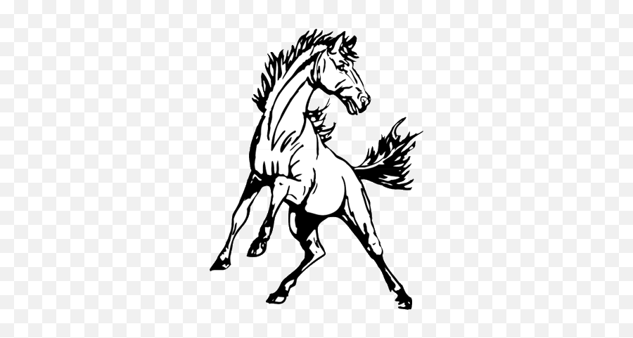 Mustang Clipart - Clip Art Mustang Horse Png,Mustang Logo Clipart