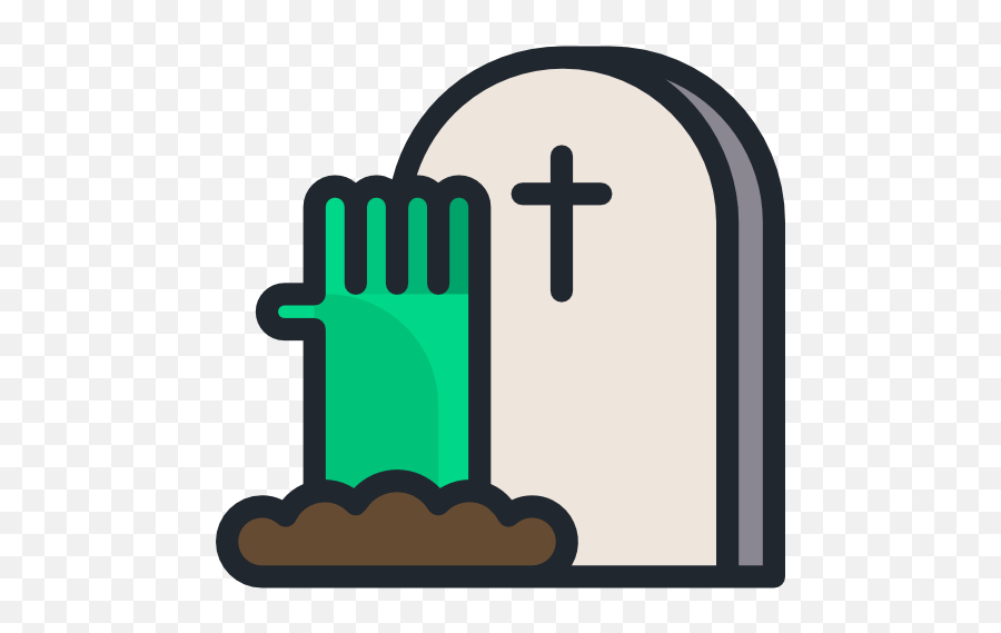 Tombstone Death Halloween Zombie - Cemetery Icon Png,Cemetery Png