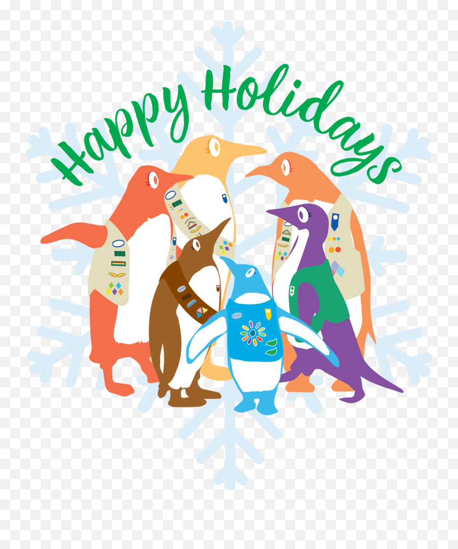 Download Gscnc - Happy Holidays Girl Scouts Girl Scout Holiday Clipart Png,Girl Scout Png