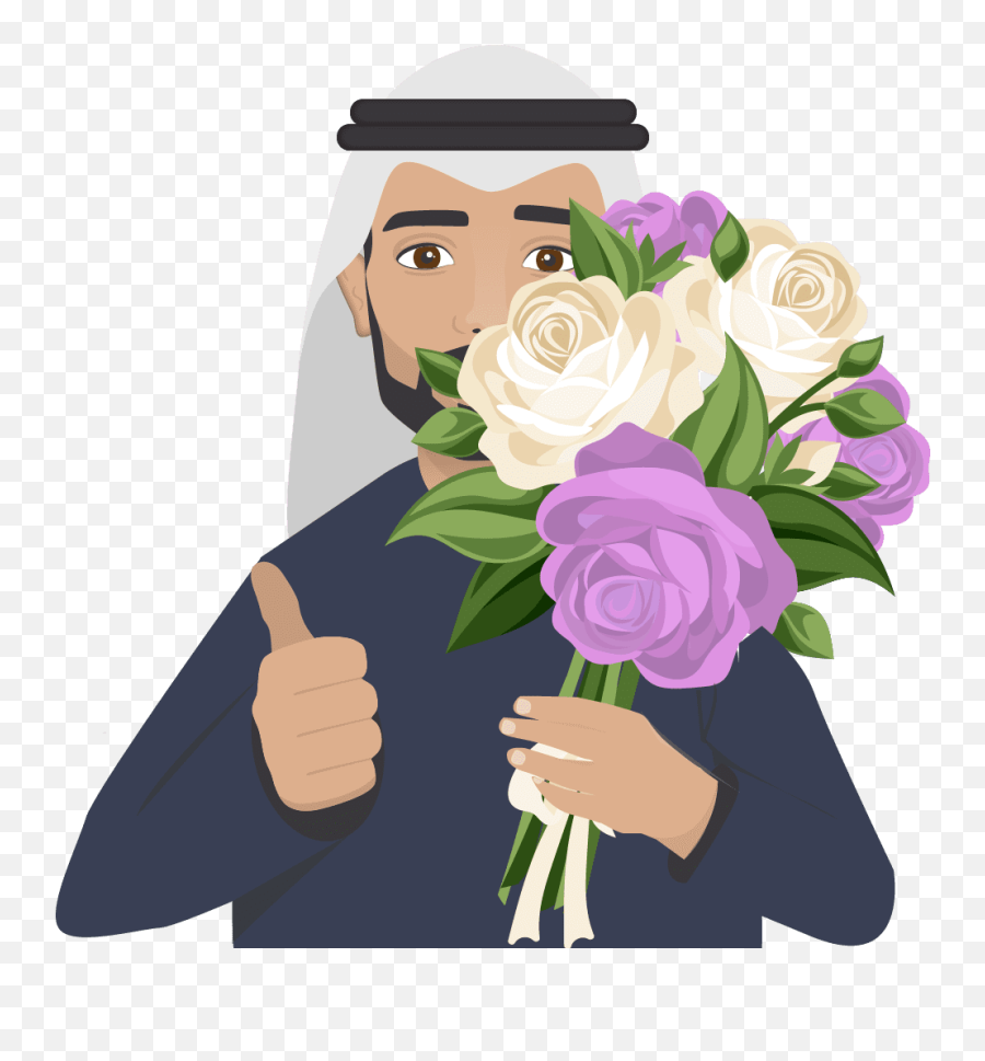 Halla Walla Arab And Khaleeji Emojis Arrive In Middle East - Middle Eastern Emoji Png,Transparent Flower Emoji