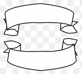 Coat Of Arms Banner Above And Below Clip Art - Coat Of Arms Blank Banner Png,Blank Banner Png
