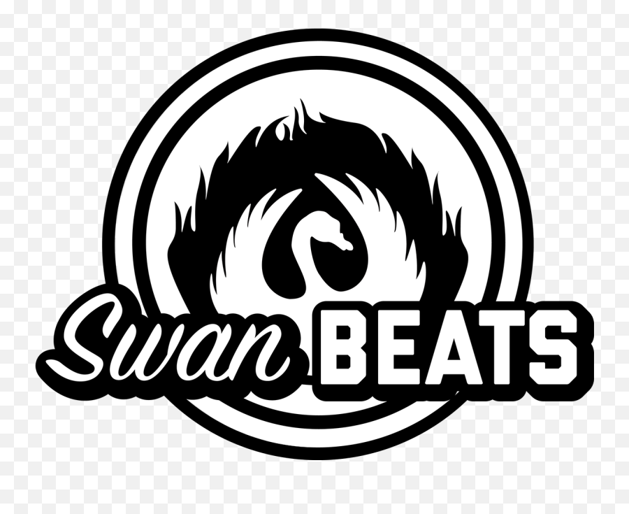 Swan Beats Logo - Clip Art Png,Swan Logo