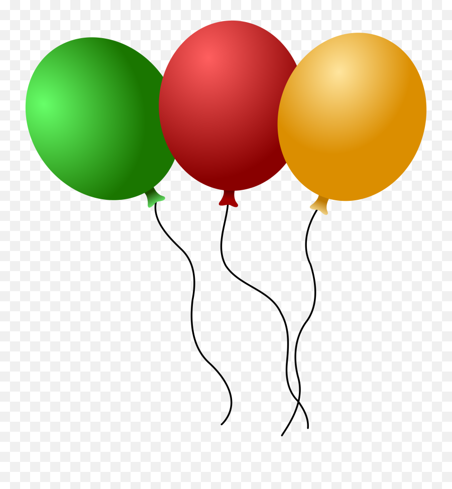 Balloonsredgreenyellowcelebrations - Free Image From Balloons Clip Art Png,Balloons Transparent
