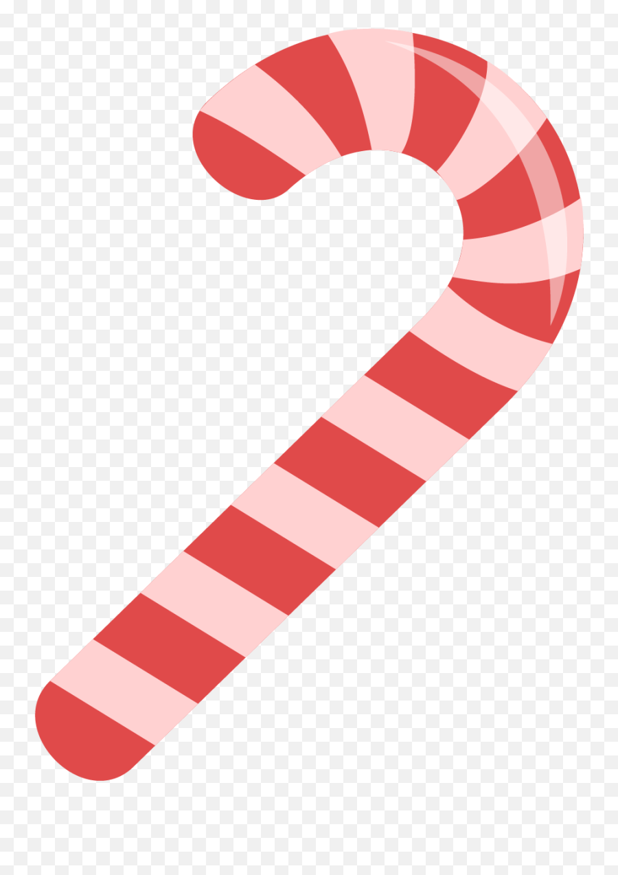 Download Hd Lollipop Candy Cane Sugar Transparent Png Image - Candy Cane Cartoon Simple,Candycane Png