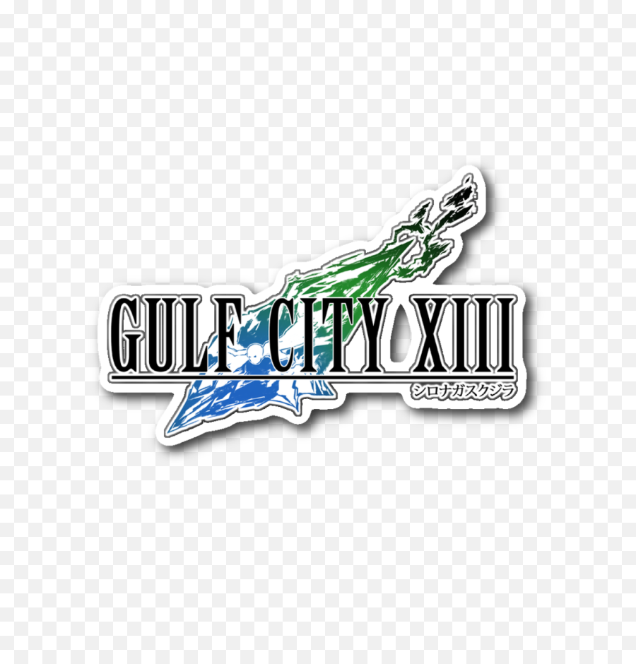 Final Fantasy Logo Png - Gulf City Xiii Final Fantasy Vii Graphic Design,Fantasy Logo Images