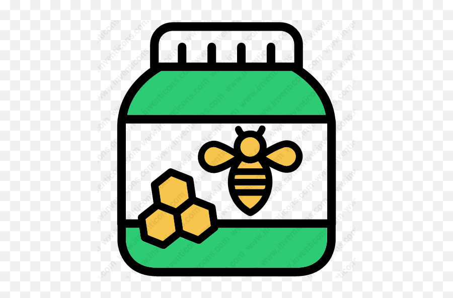 Download Honey 1 Vector Icon - Bottle Png,Honey Pot Icon