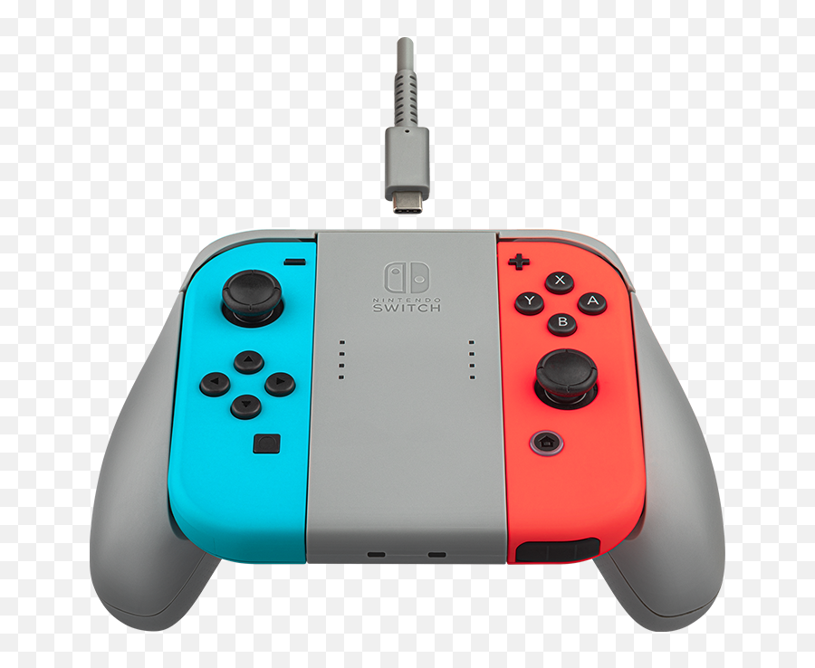 Joy - Con Charging Grip Plus For Nintendo Switch Nintendo Switch Controller Joy Con 1 Png,Nintendo 64 Controller Icon