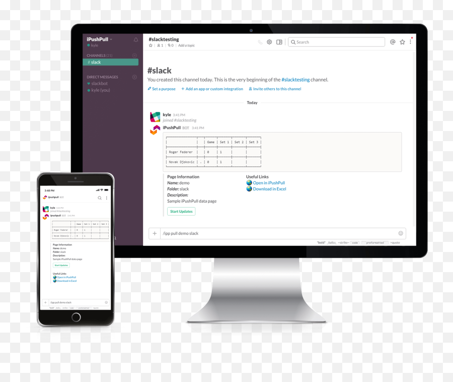 Slack - Ipushpull Data Sharing From Excel And Database Technology Applications Png,Slack Team Icon