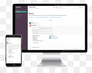 Slack - ipushpull data sharing from Excel and Database Technology Applications png