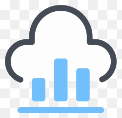 Download Cloud Bar Chart Icon - Computing PNG Image Bars With