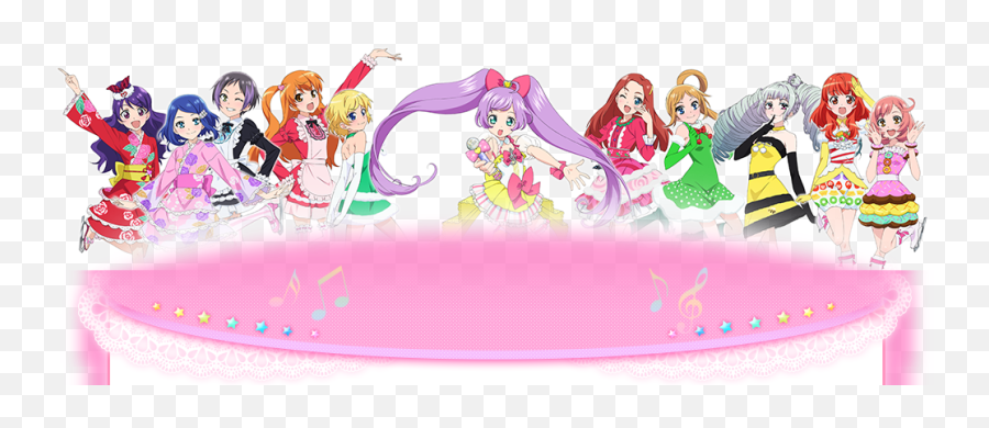 Pretty Rhythm Rainbow Live U2013 51 End Nekketsu Nikki - Girly Png,Gundam Tanaka Icon