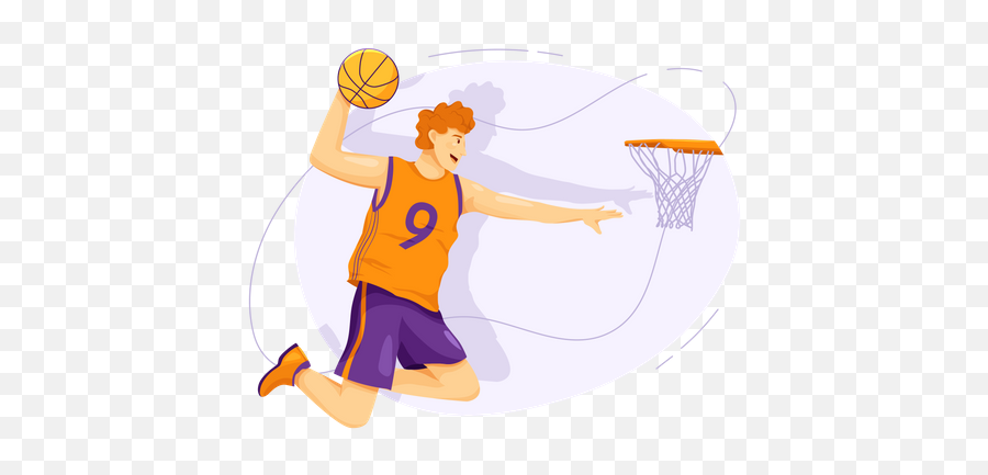 Best Premium Basketball Player Illustration Download In Png Icon