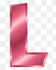 Library Of The Letter Image Black And - Color Pink png