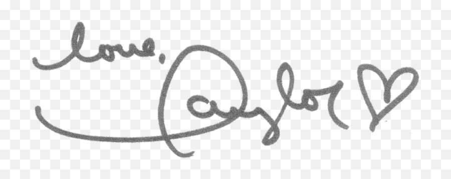 Taylor Swift Signature Png 7 Image - Love Taylor Swift Signature,Taylor Swift Transparent