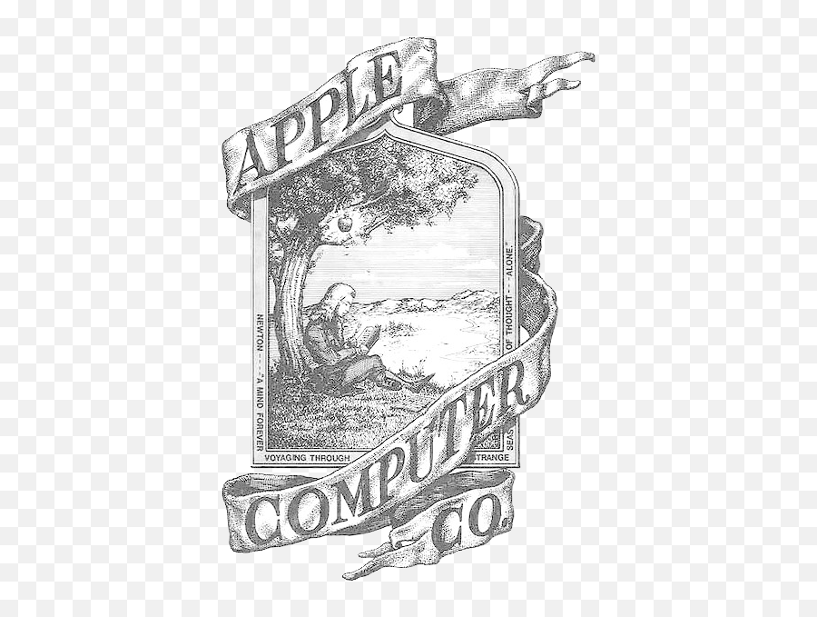 Why Did Steve Jobs Make The First Apple Sign A Bitten - Very First Apple Logo Png,Bitten Apple Png