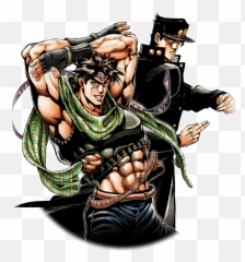 Download Hd Unit Joseph Joestar And Jotaro Kujo - Ssr Joseph Joseph Joestar And Jotaro Kujo Png,Joseph Joestar Png