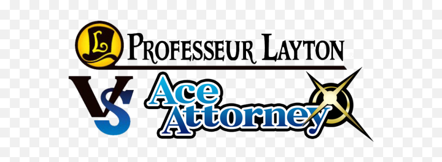 Professeur Layton Vs Ace Attorney Logo - Professor Layton Phoenix Ace Attorney Png,Ace Attorney Logo