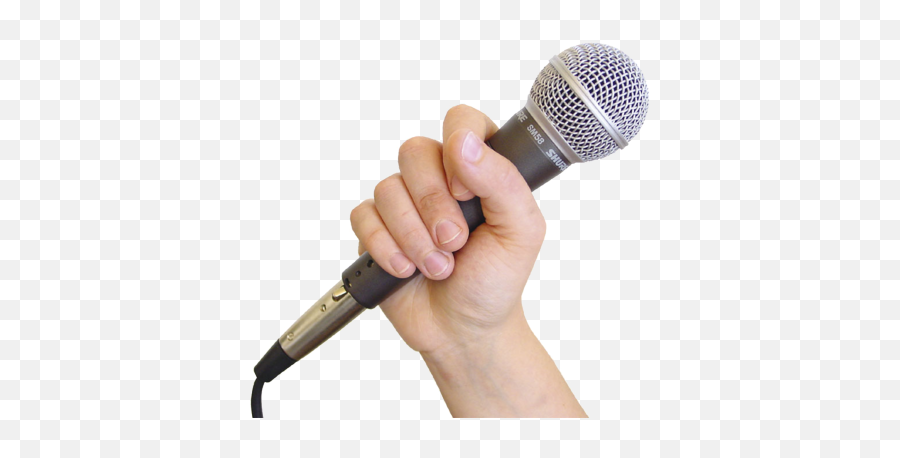 How To Hold A Microphone - Chicago Recording Studio Jungle Ae Transparent Hand Holding Microphone Png,Studio Mic Png