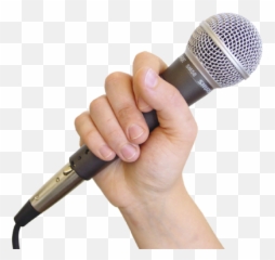 How To Hold A Microphone - Chicago Recording Studio Jungle AE Transparent Hand Holding Png