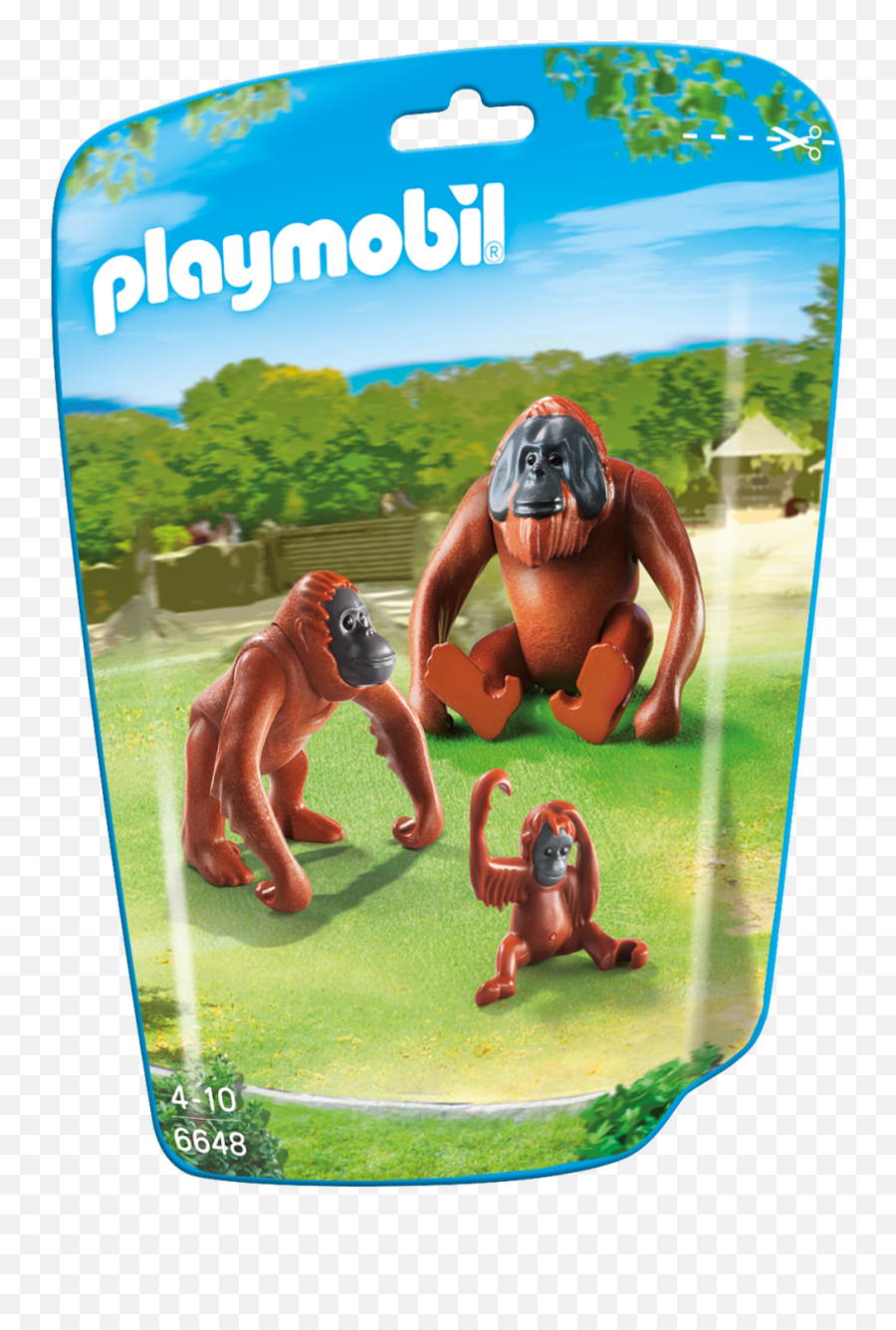 Orangutan Family - 6648 Playmobil Usa Playmobil 6648 Png,Orangutan Png