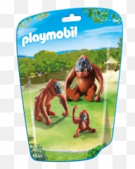 Orangutan Family - 6648 Playmobil Usa Playmobil 6648 Png,Orangutan Png