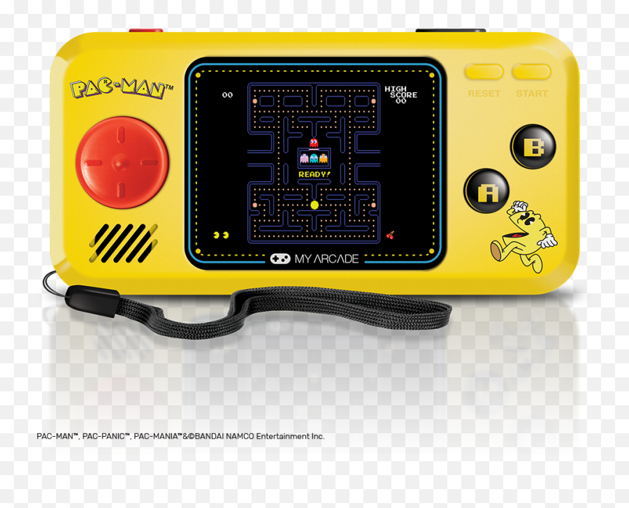 Pac - Man Pocket Player My Arcade Pac Man Pocket Player Bit Png,Pac Man Transparent
