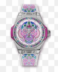 Hublot Big Bang One Click Calavera - Hublot Big Bang Calavera Catrina Png,Catrina Png