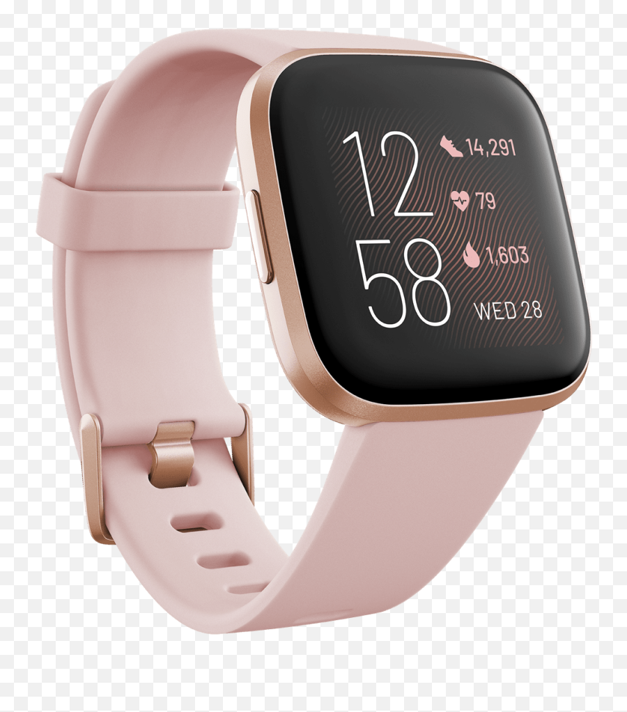 Fitbit Versa 2 Smartwatch - Petalcopper Rose Fitbit Versa 2 Copper Rose Png,Fitbit Logo Png