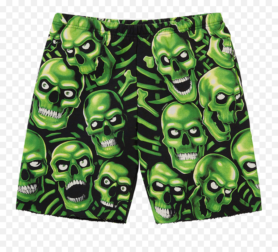 Supreme Skull Pile Sweat Short - Supreme Skull Pile Shorts Png,Pile Of Skulls Png