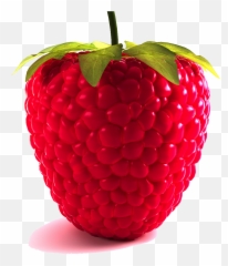 Raspberry Png Transparent Images - Transparent Background Single Raspberry Png,Raspberries Png