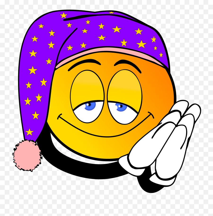 Clipart - Good Night Cartoon Png,Sleeping Emoji Png