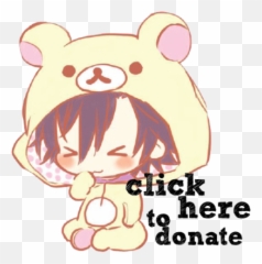 Download Hd Vector Royalty Free Stock Click Here To Button - Chibi Boy Anime png