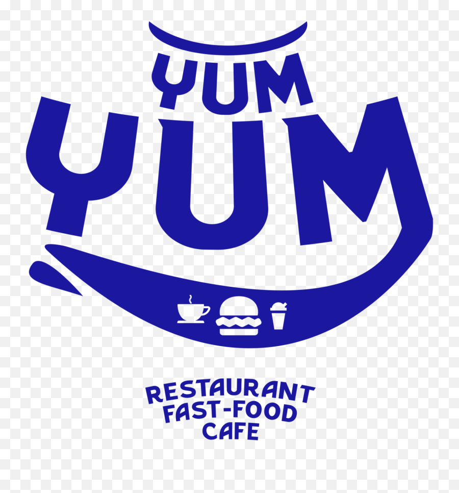 Logo - Yum Yum Restaurant U0026 Café Oubel Design Poster Png,Fast Food Logo
