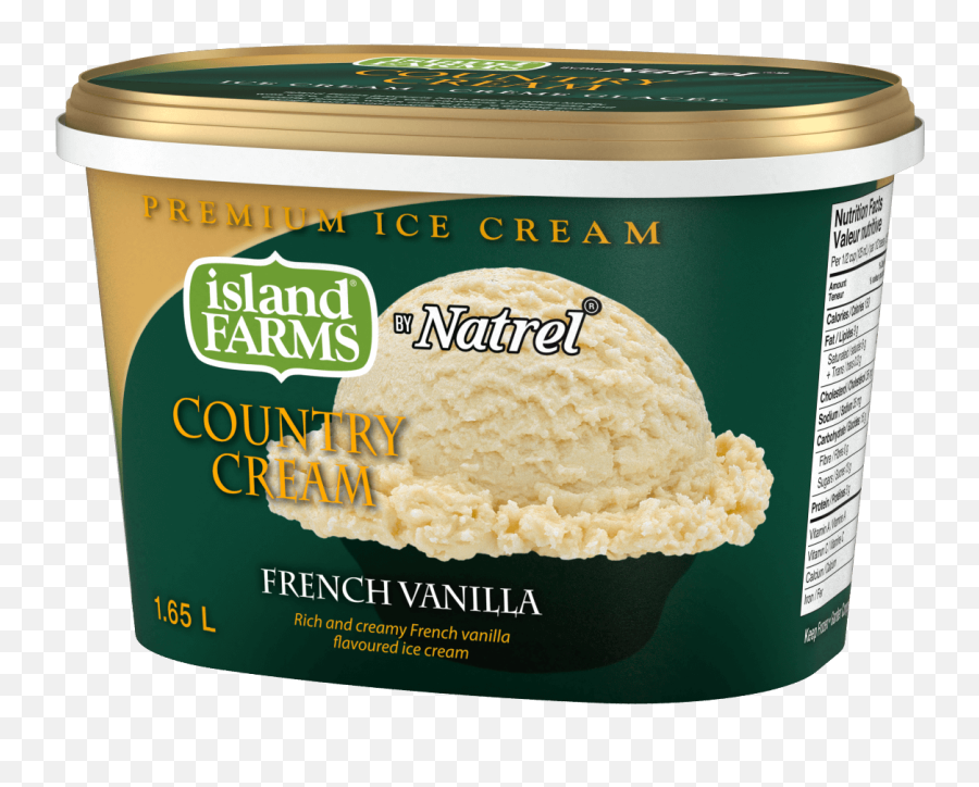 Country Cream French Vanilla Ice Island Farms - Dair Farmers Strawberry Ice Cream Png,Vanilla Ice Cream Png