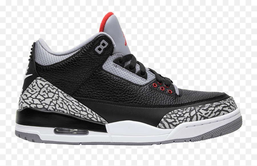 Air Jordan 3 Retro Og Black Cement - Black Cement 3 Png,Air Jordan Png