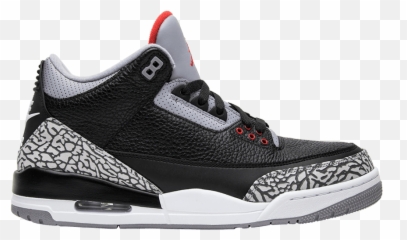 Air Jordan 3 Retro Og Black Cement - Black Cement 3 Png,Air Jordan Png