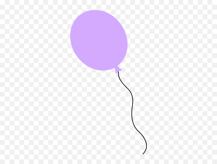 Light Purple Balloon Clip Art - Light Purple Balloon Clipart Png,Purple Balloons Png