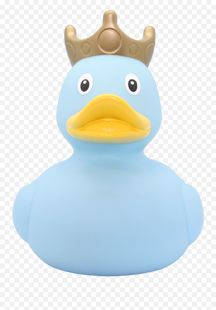 Xxl Blue Rubber Duck With Crown 25 Cm U2013 Create A Keepsake - Transparent Blue Rubber Duck Png,Rubber Ducky Png