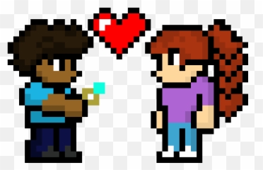 Terraria Npc Love Pixel Art Maker - Terraria Npc Love Png,Npc Png