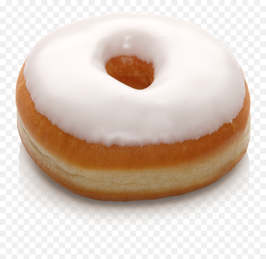 Download Hd Donut White Sugar Icing - White Frosting Donuts Donuts With White Glaze Png,Donuts Png