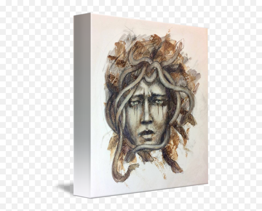 Download Hd Clipart Stock Sculpture Drawing Medusa - Gorgon Carving Png,Medusa Png