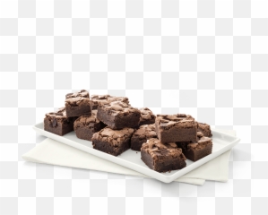Chocolate Fudge Brownie Tray Chick - Fila Chocolate Truffle Png,Brownies Png