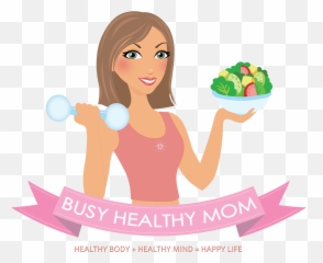 Banner Logo2 Busy Mom - Eat Healthy Clipart png